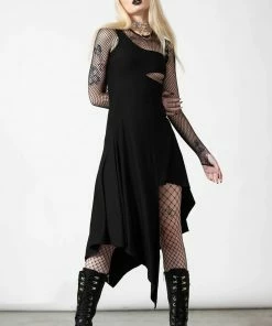 Killstar Corvia Asymmetric Dress