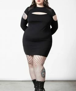 Ladies Killstar Cosmic Shift Long Sleeve Dress