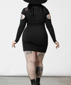 Ladies Killstar Cosmic Shift Long Sleeve Dress