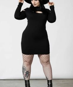 Ladies Killstar Cosmic Shift Long Sleeve Dress