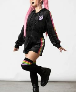 New Arrivals Killstar Coven Chill Velour Hoodie