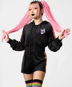 New Arrivals Killstar Coven Chill Velour Hoodie