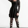 Killstar Crash Skater Dress Black