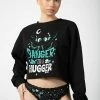Ladies Killstar Cthulhu Crop Sweater 1 Ladies Killstar Cthulhu Crop Sweater