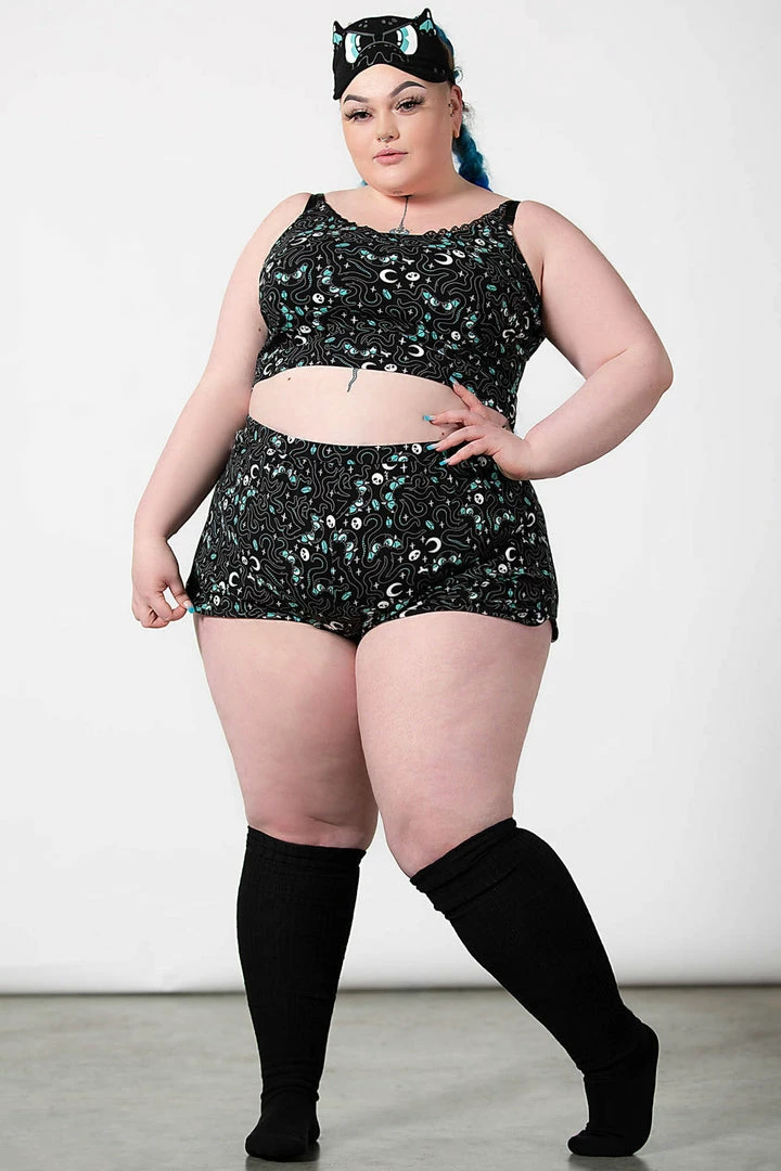 Ladies Killstar Cthulhu Shorts 6 Ladies Killstar Cthulhu Shorts