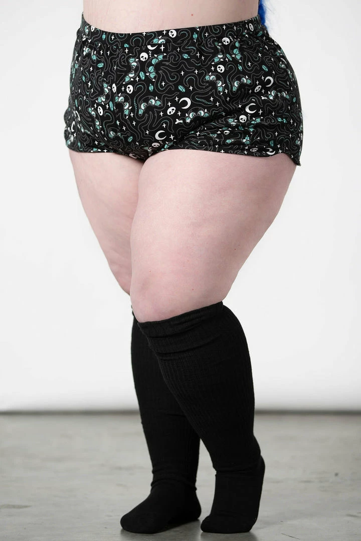 Ladies Killstar Cthulhu Shorts 7 Ladies Killstar Cthulhu Shorts