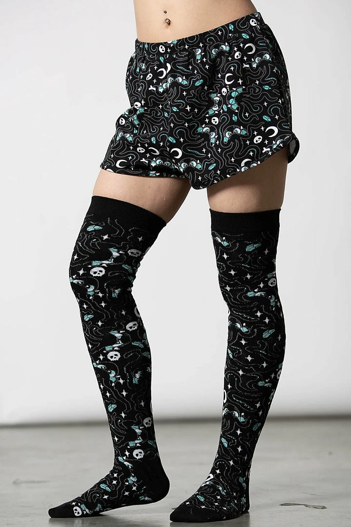 Ladies Killstar Cthulhu Shorts 4 Ladies Killstar Cthulhu Shorts