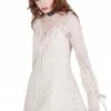 Killstar Cybele Lace Dress Ivory Ladies
