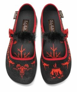 Ladies Hot Chocolate Design Chocolaticas Salem 2 Women's Mary Jane Flat