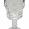 Gothic Gifts Clear Skull Wine Glass Homeware