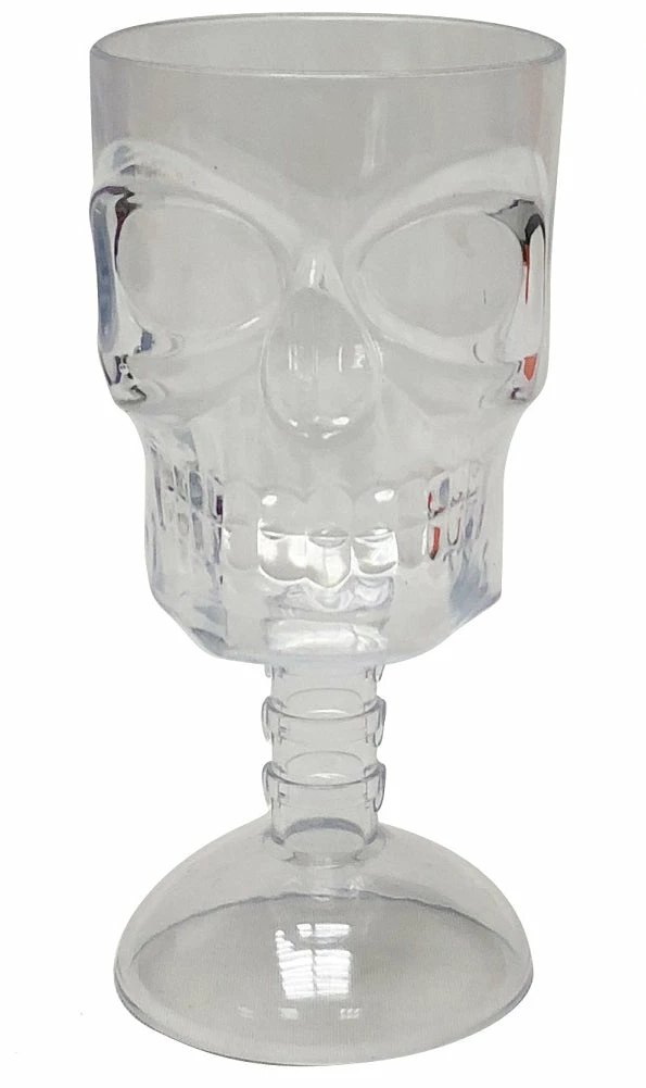 Gothic Gifts Clear Skull Wine Glass Homeware 3 Gothic Gifts Clear Skull Wine Glass Homeware