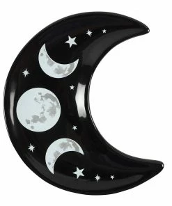 Homeware Gothic Gifts Crescent Moon Trinket Dish