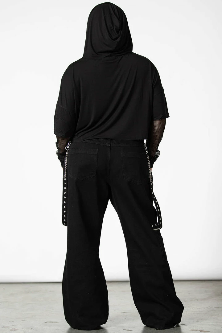 Ladies Killstar Dark Forces Crop Hoodie 9 Ladies Killstar Dark Forces Crop Hoodie