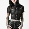 Ladies Killstar Dark Halo Crop Shirt