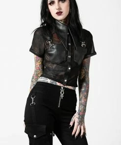 Ladies Killstar Dark Halo Crop Shirt