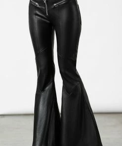 Killstar Dark Nebula Flared Trousers Ladies