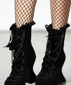 Killstar Deadly Twin Boots Ladies