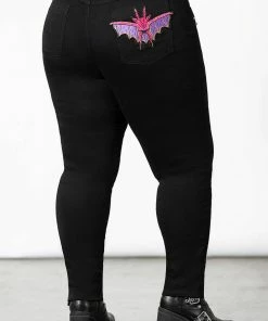 Killstar Dealer Patched Jeans Ladies