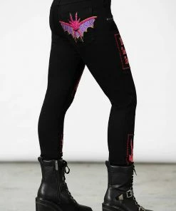 Killstar Dealer Patched Jeans Ladies