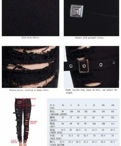 Devil Fashion Mercy Ripped Jeans Ladies