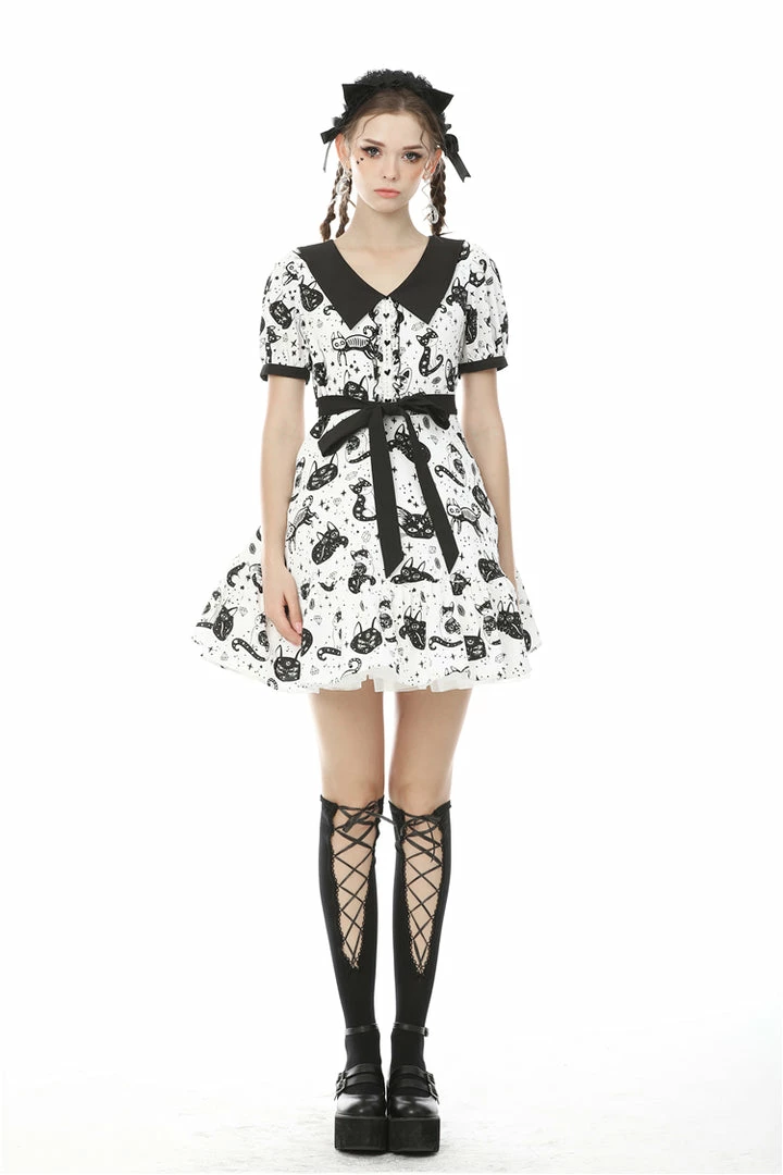 Dark In Love Cosmic Kitty Dress 6 Dark In Love Cosmic Kitty Dress