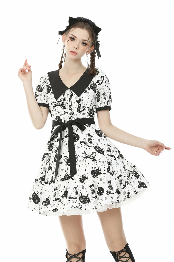 Dark In Love Cosmic Kitty Dress 18 Dark In Love Cosmic Kitty Dress