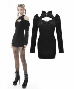 Ladies Dark In Love Enid Cold Shoulder Dress