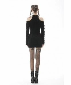 Ladies Dark In Love Enid Cold Shoulder Dress