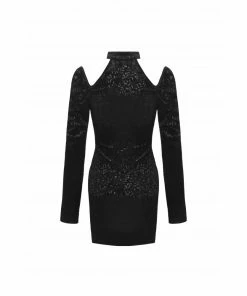 Ladies Dark In Love Enid Cold Shoulder Dress