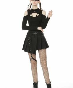 Ladies Dark In Love Hunter Pleated Skirt 23 Ladies Dark In Love Hunter Pleated Skirt