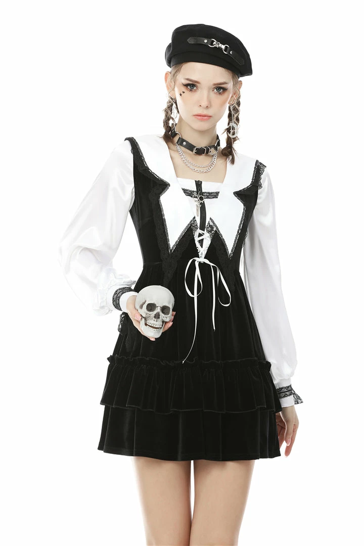 Dark In Love Noelle Velvet Dress 6 Dark In Love Noelle Velvet Dress