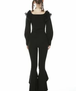 Ladies Dark In Love Quinn Flared Leggings