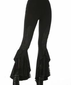 Ladies Dark In Love Quinn Flared Leggings