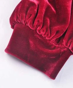 Dark In Love Scarlett Cross Velvet Dress