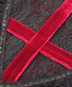 Dark In Love Scarlett Cross Velvet Dress