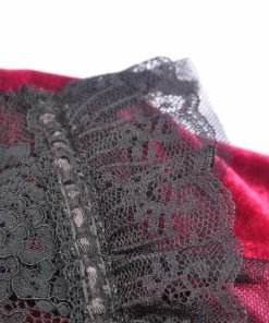 Dark In Love Scarlett Cross Velvet Dress