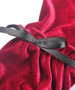 Dark In Love Scarlett Cross Velvet Dress