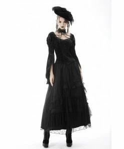 Ladies Dark In Love Tara Velvet Top