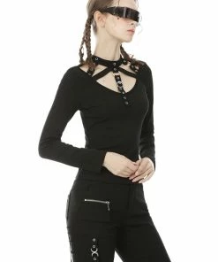 Dark In Love Tyler Strap Top Ladies