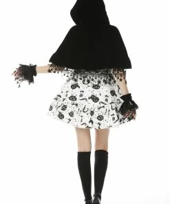 Dark In Love Star Cat Velvet Hooded Cape Ladies