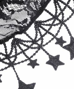 Dark In Love Star Cat Velvet Hooded Cape Ladies