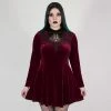 Punk Rave Patti Dress Burgundy