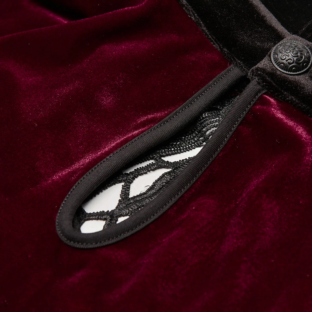 Punk Rave Patti Dress Burgundy 10 Punk Rave Patti Dress Burgundy