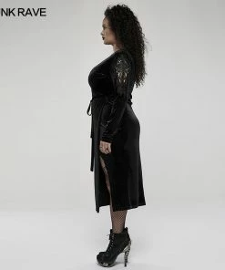 Punk Rave Viola Velvet Wrap Dress