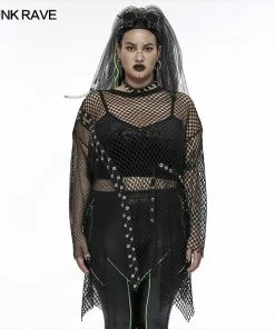 New Arrivals Punk Rave Harlow Mesh Top