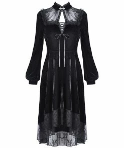 Dark In Love Titania Velvet Dress Ladies