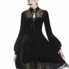 Dark In Love Titania Velvet Dress Ladies