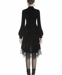 Dark In Love Titania Velvet Dress Ladies