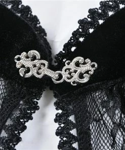 Dark In Love Titania Velvet Dress Ladies