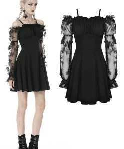 Ladies Dark In Love Audelia Bardot Dress